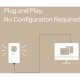 ADAPTOR ΔΙΚΤΥΟΥ ΡΕΥΜΑΤΟΣ TP-LINK TL-PA7017P KIT V4 WHITE 1000Mbps